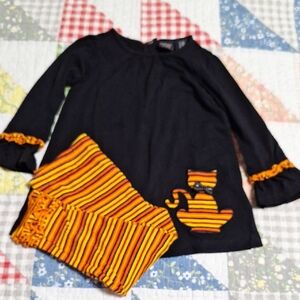 Black and Orange Cat Outfit